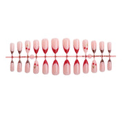 N-200 - Pinkish - Press On Nail Set Of 24 - Free Nail Kit Included
