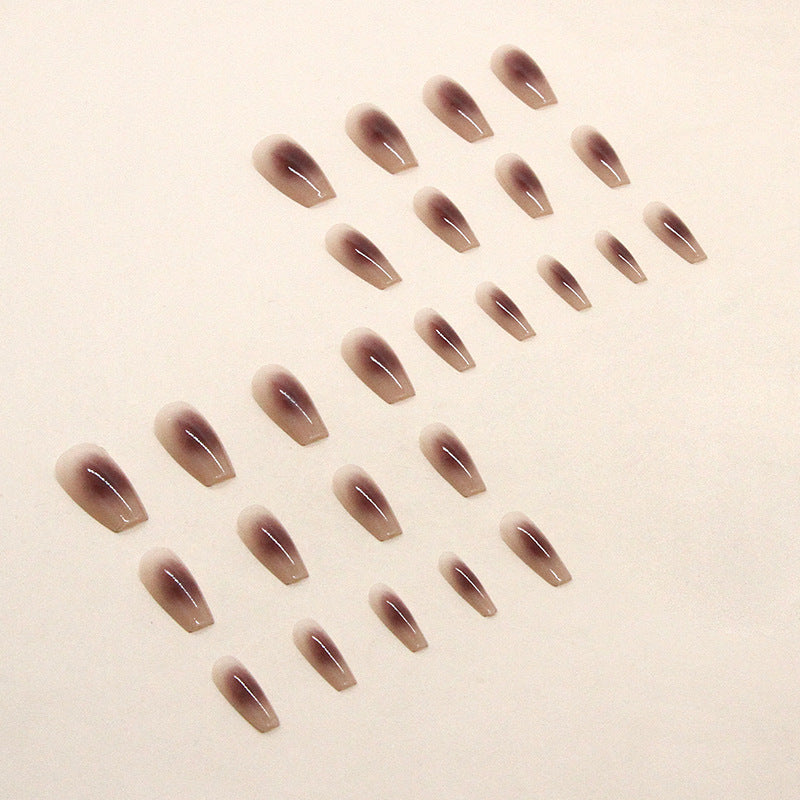 N-266 - Rose Blush - Press On Nail Set Of 24 - Free 24 Pcs Sticker Sheet Included