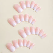N-213 - Pastel Pink  - Press On Nail Set Of 24 - Free Nail Kit Included