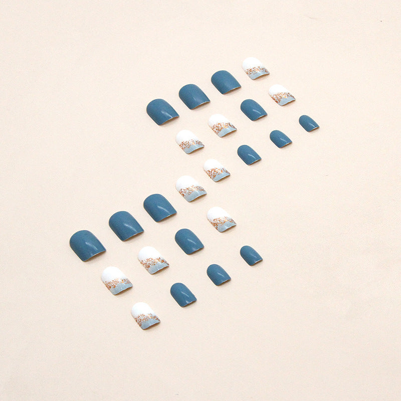 N-310 - Dream  Sty  - Print Press On Nail Set Of 24 - Free 24 Pcs Sticker Sheet Included
