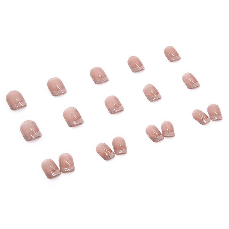 N-105- Rose Pink - Press On Nail Set Of 24 - Free 24 Pcs Sticker Sheet Included