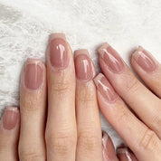 N-105- Rose Pink - Press On Nail Set Of 24 - Free 24 Pcs Sticker Sheet Included