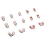 N-167 - Fantasy Sparke & Clouds - Press On Nail Set Of 24 - Free 24 Pcs Sticker Sheet Included