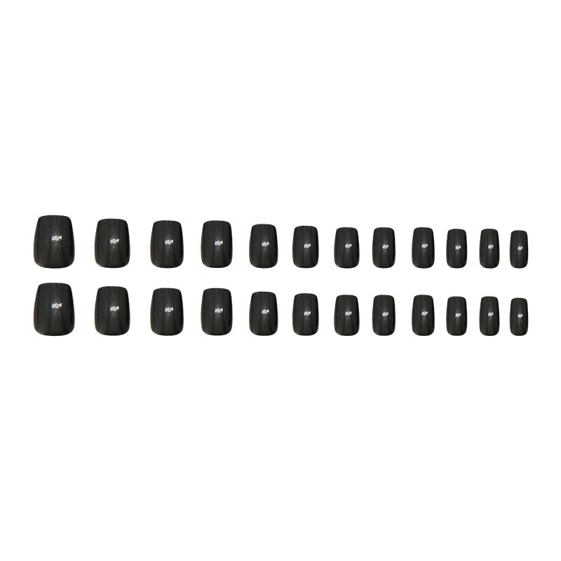 N-299 - Galaxy Starry Sky Night - Press On Nail Set Of 24 - Free 24 Pcs Sticker Sheet Included